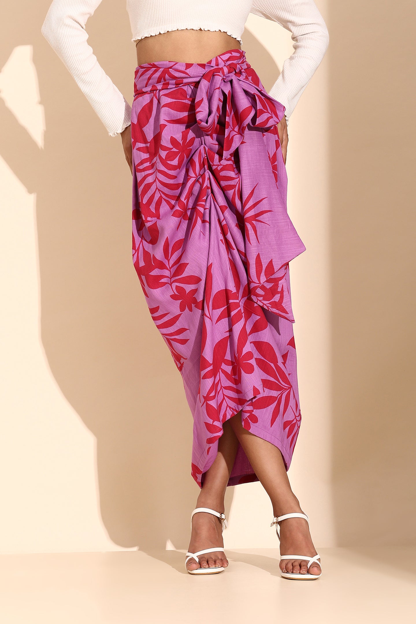 Petal Play Cowl Skirt