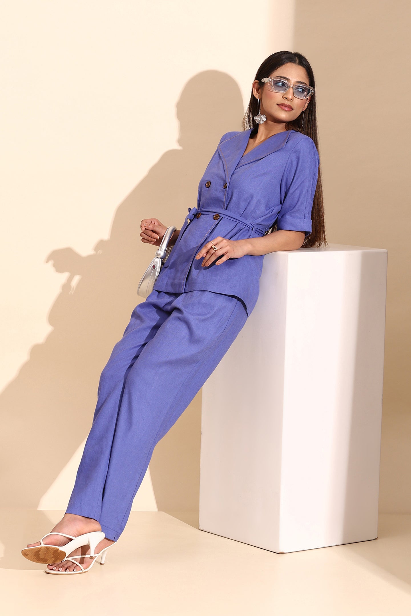 Grace Pure Linen Coord Set
