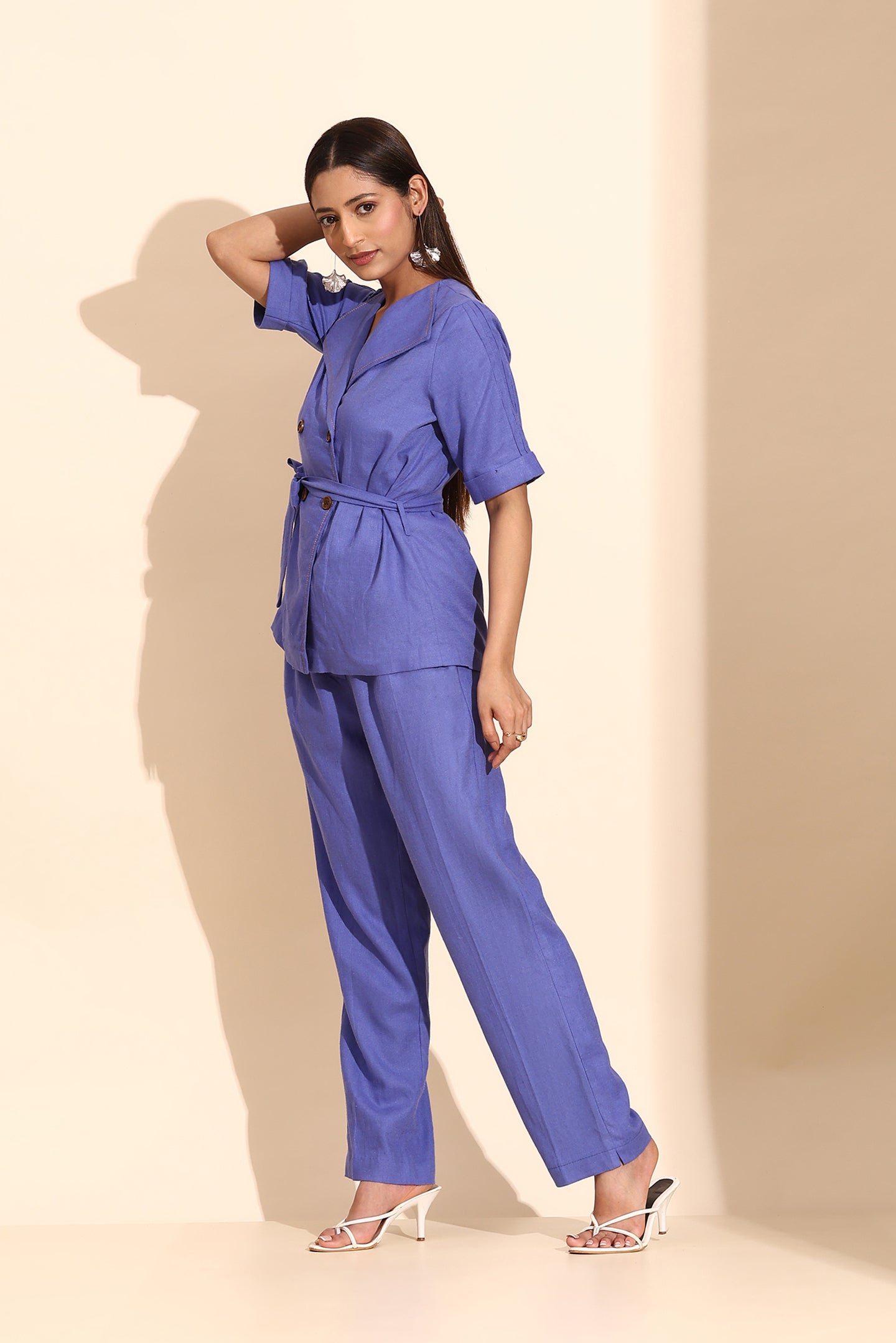 Grace Pure Linen Coord Set