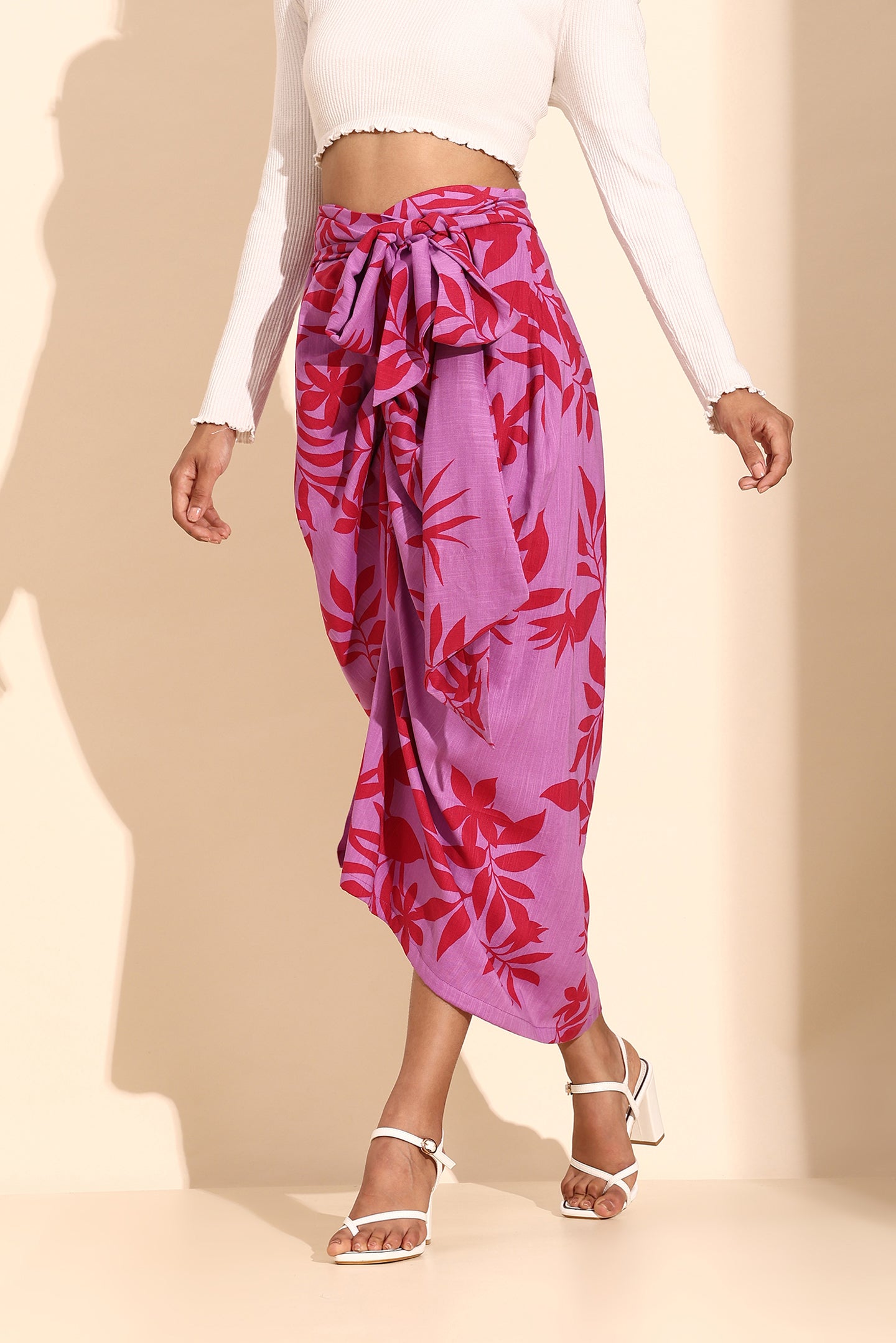 Petal Play Cowl Skirt