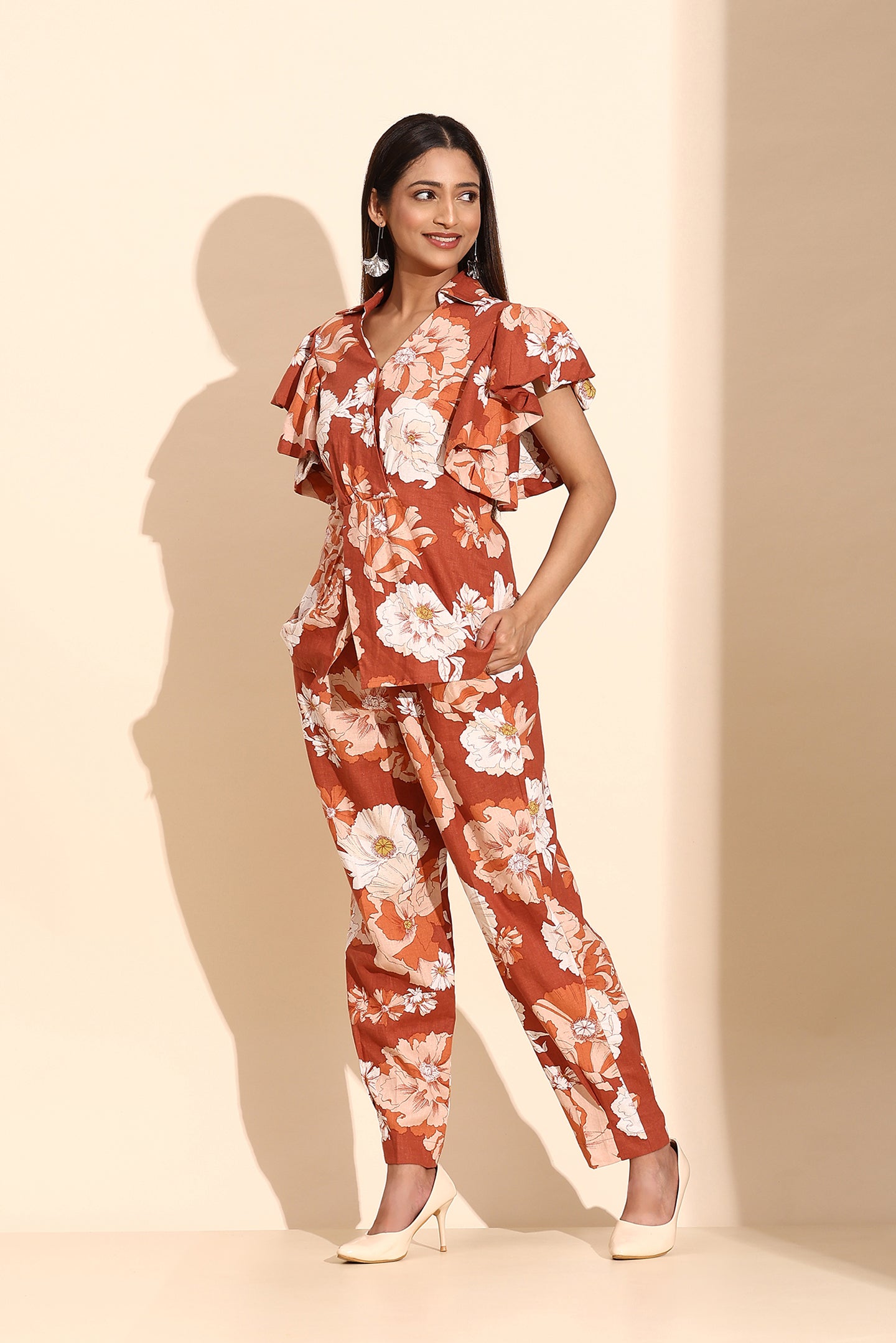 Terracotta Bloom Coord Set