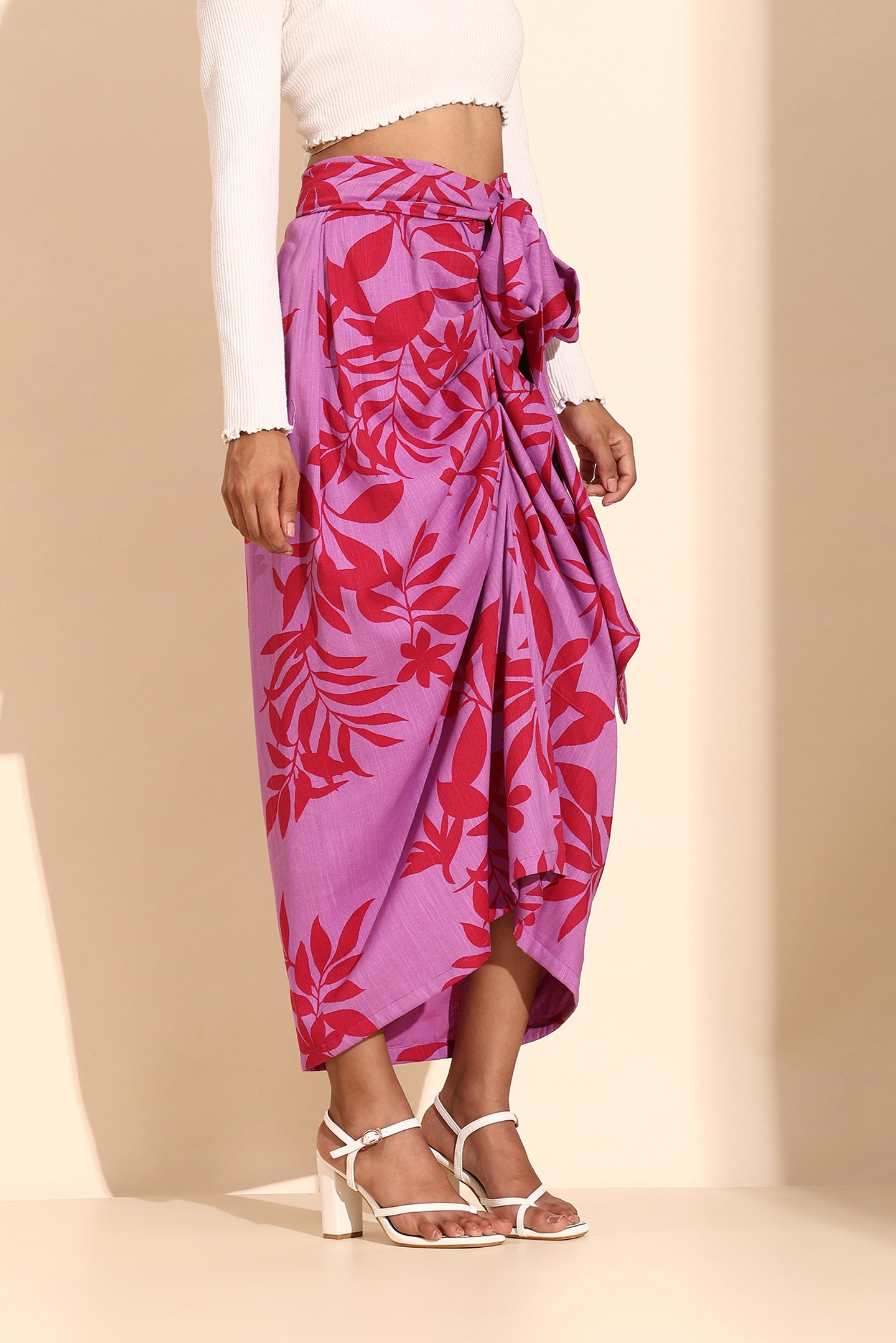 Petal Play Cowl Skirt