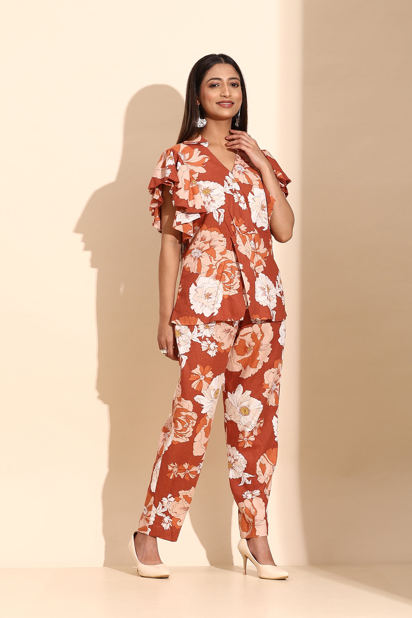 Terracotta Bloom Coord Set