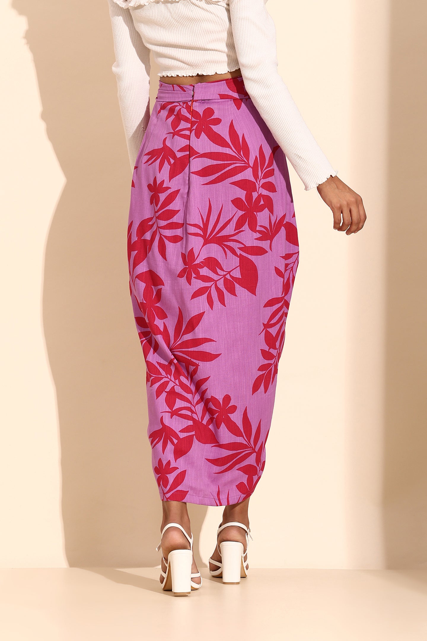 Petal Play Cowl Skirt