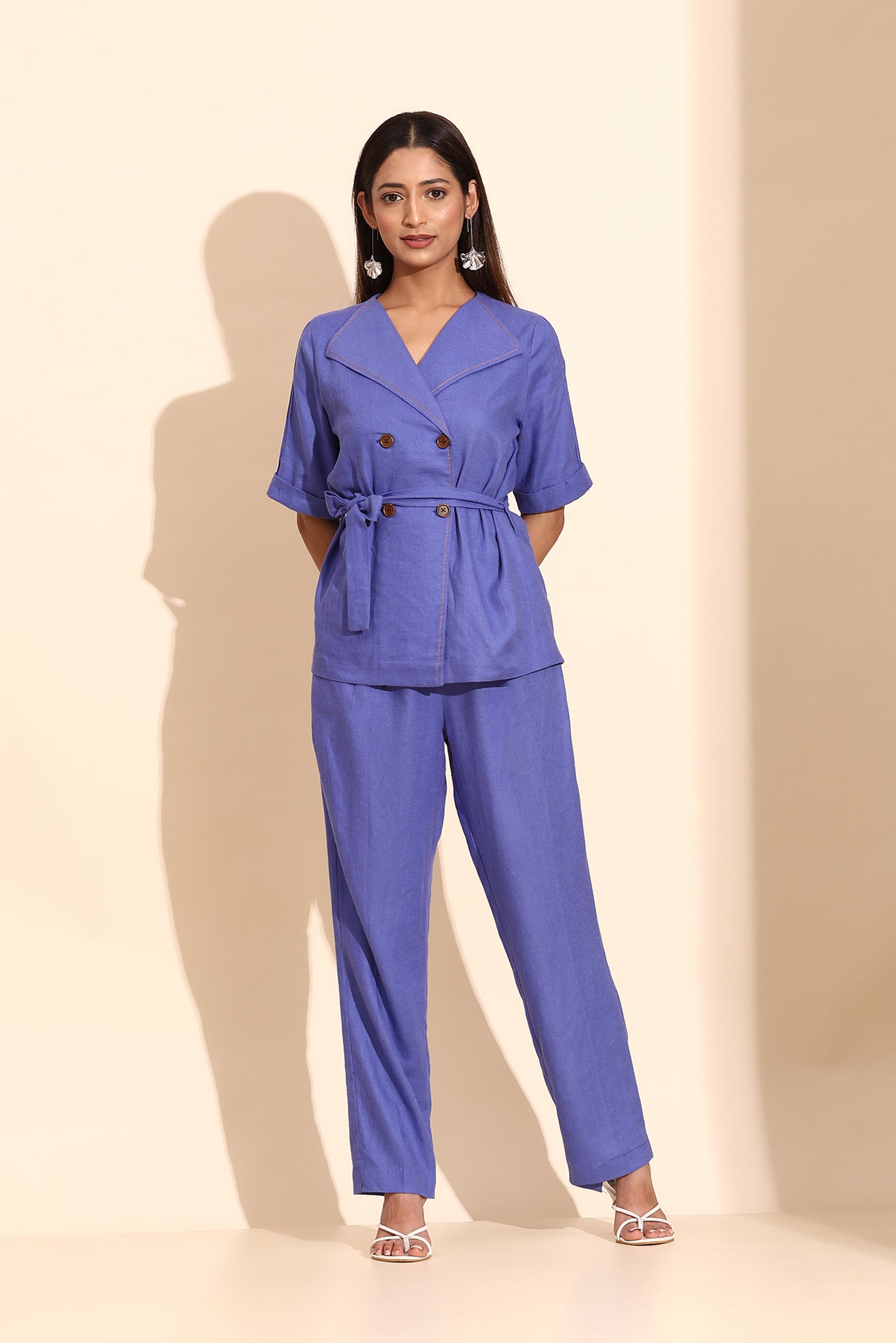 Grace Pure Linen Coord Set