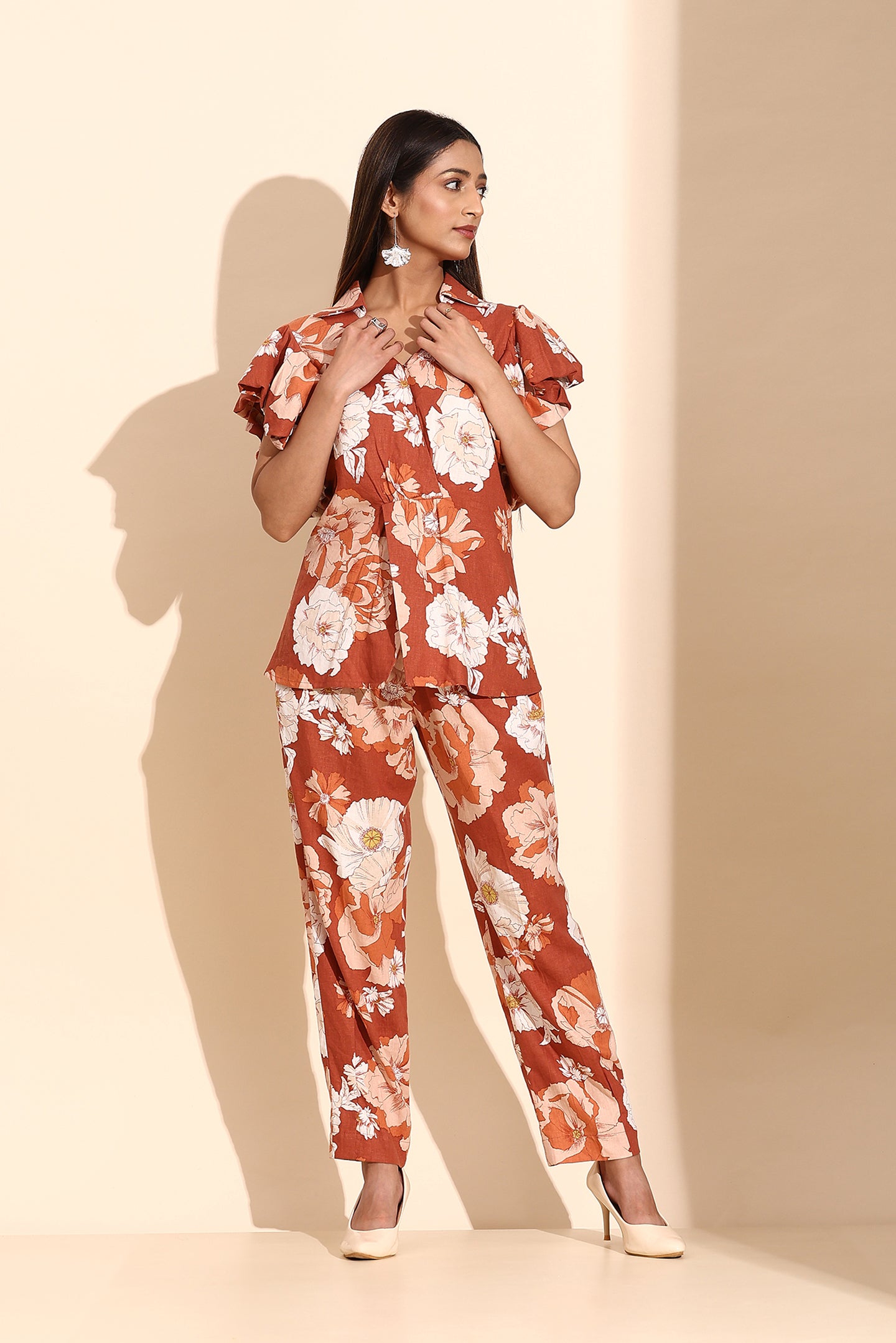 Terracotta Bloom Coord Set
