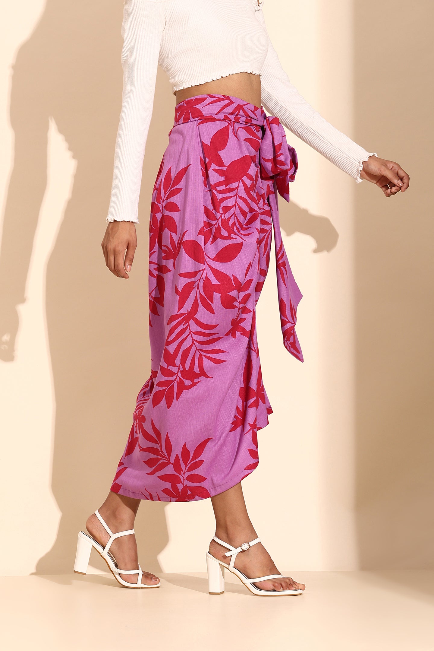 Petal Play Cowl Skirt