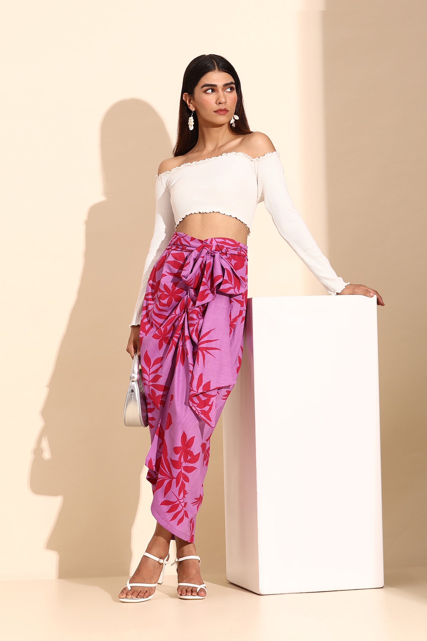 Petal Play Cowl Skirt
