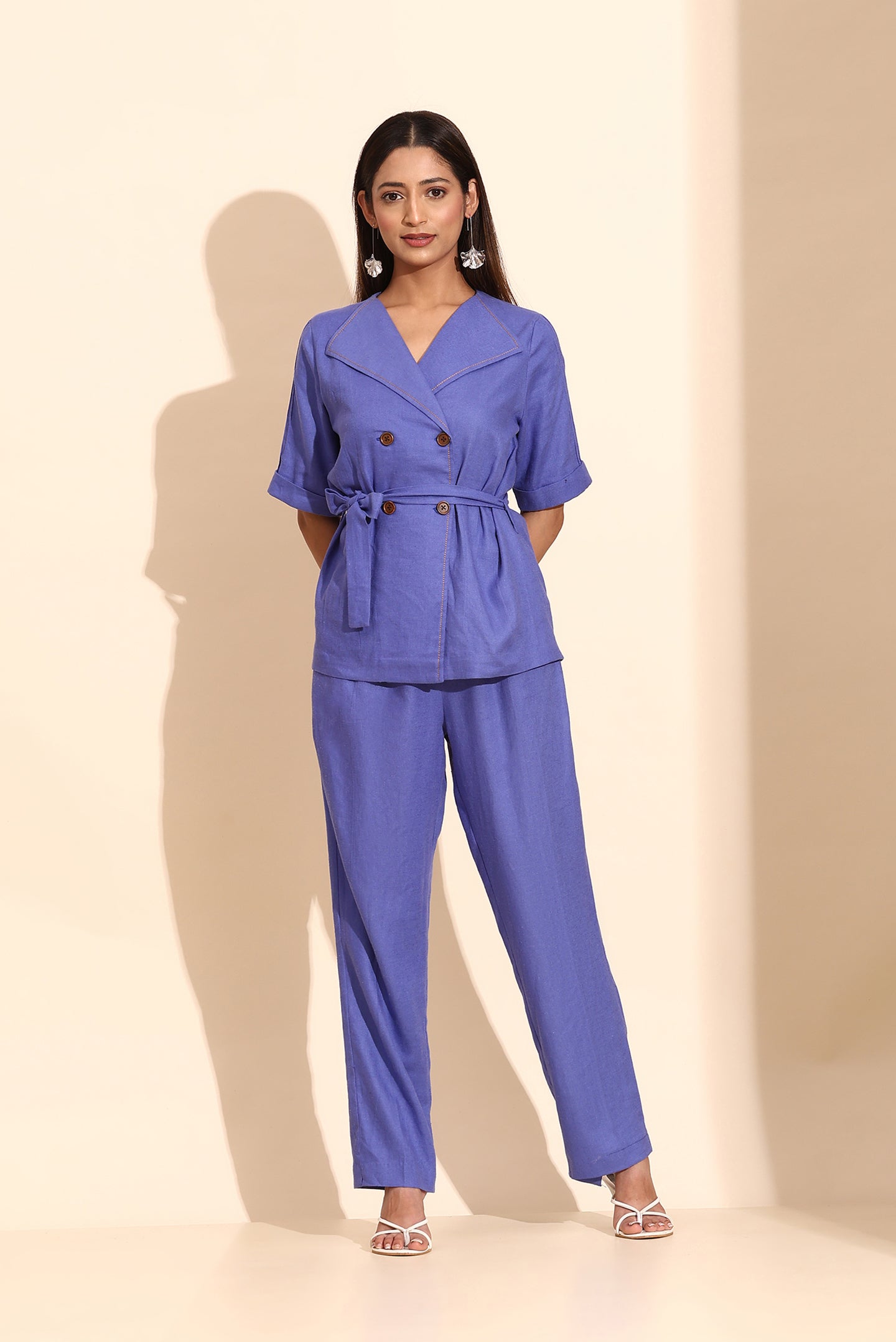 Grace Pure Linen Coord Set