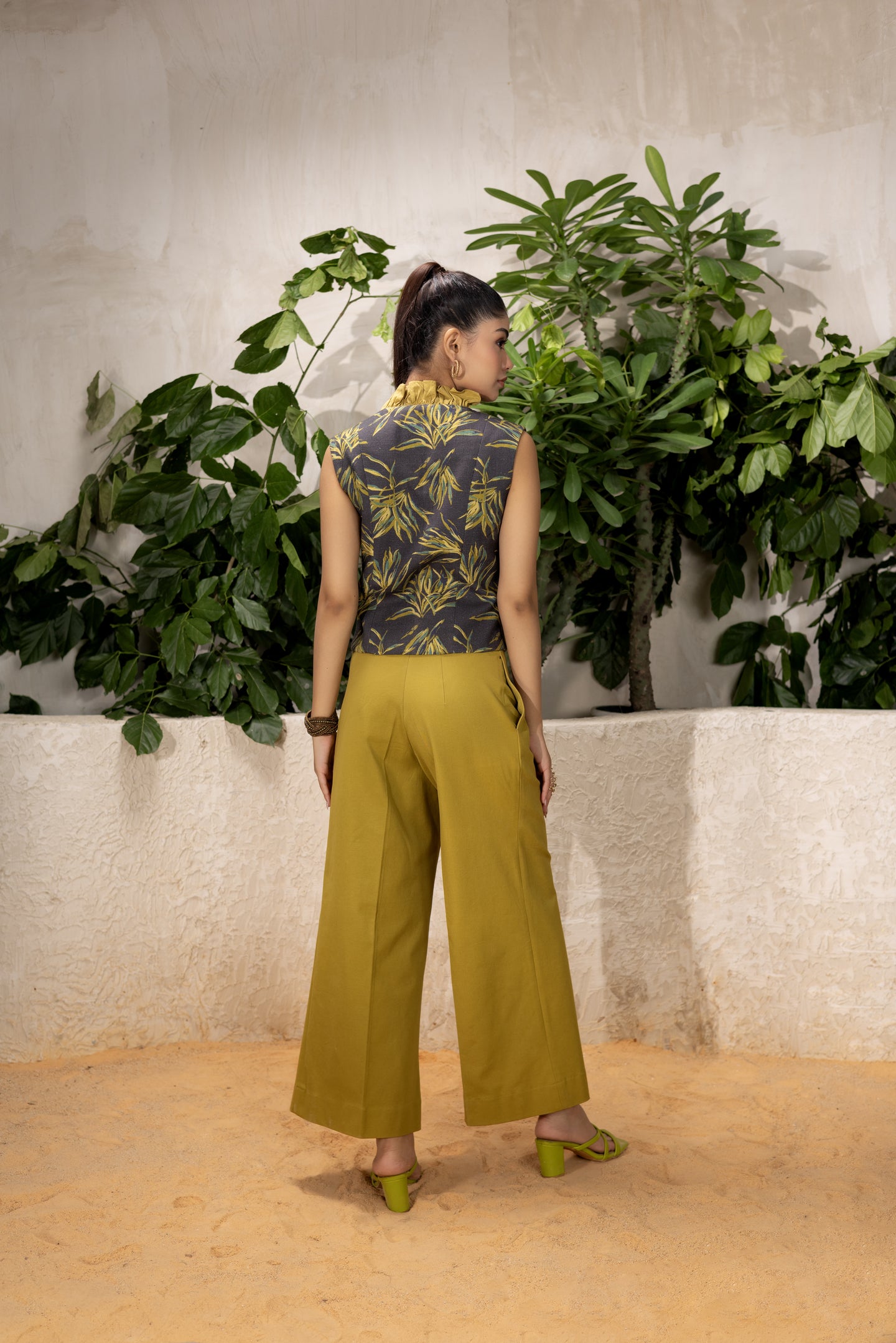 Tropical Oasis Linen Coord Set