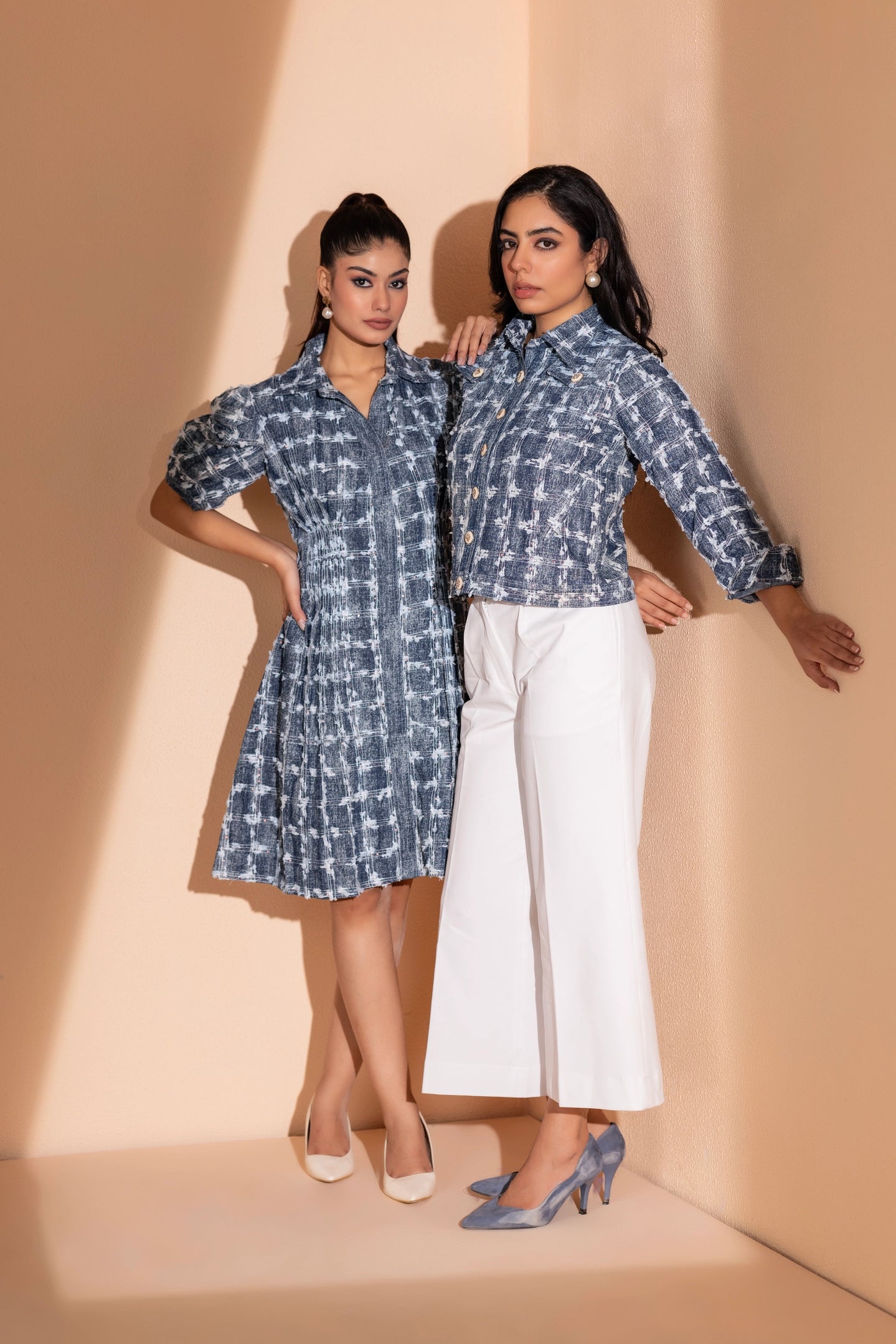 Embroidered Indigo Denim Jacket