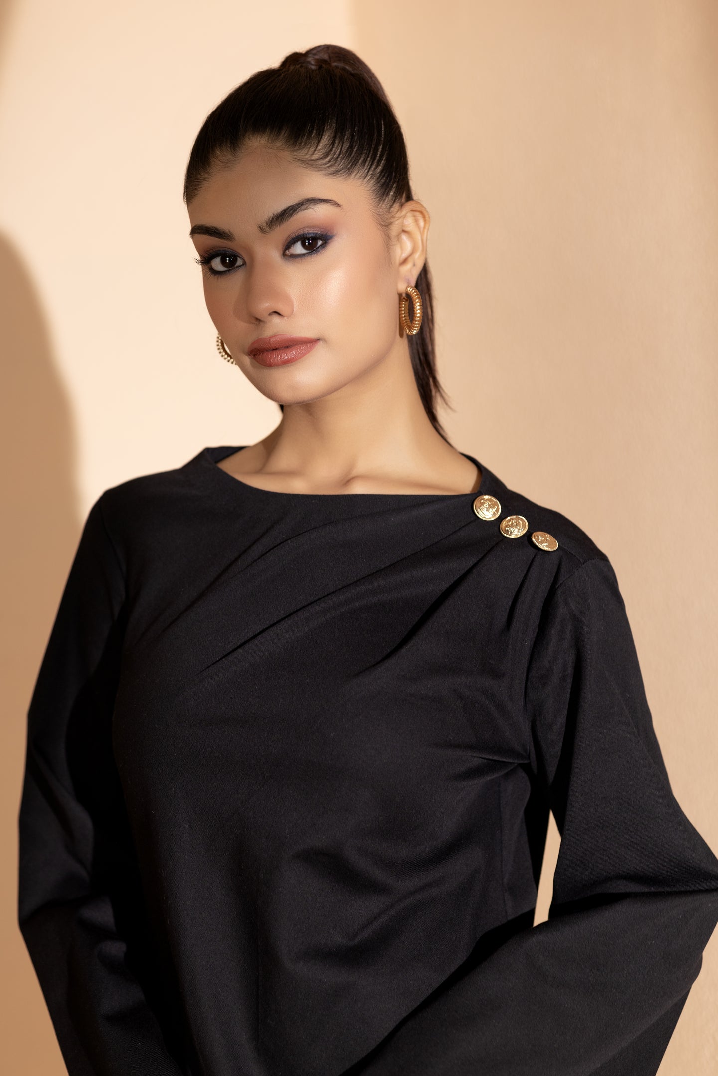 Elegant Black Short Dress