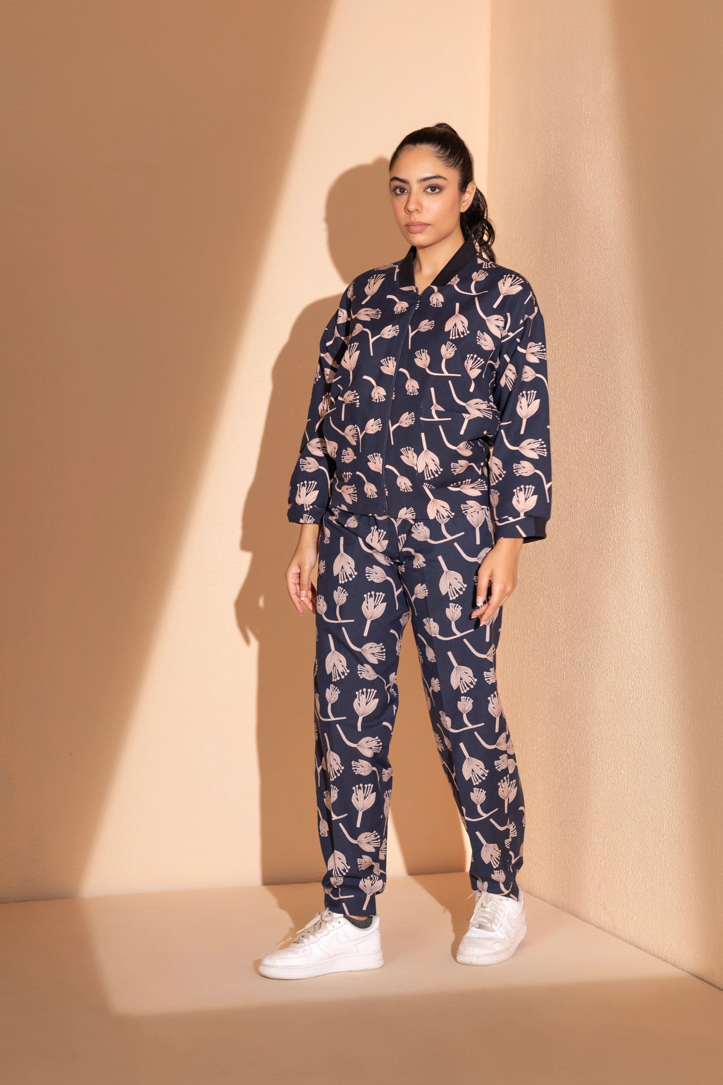 Midnight Blossom Jogger Set